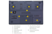 SANTINEA Serveur Rack Ordinateur portable Clevo P370SMA sans OS