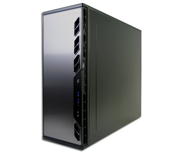 SANTINEA - Enterprise X9 - Acheter PC sur mesure ultra puissant et silencieux - Boîtier compartimenté pour une meilleure séparation des zones de chaleur et de bruit (Antec P183)