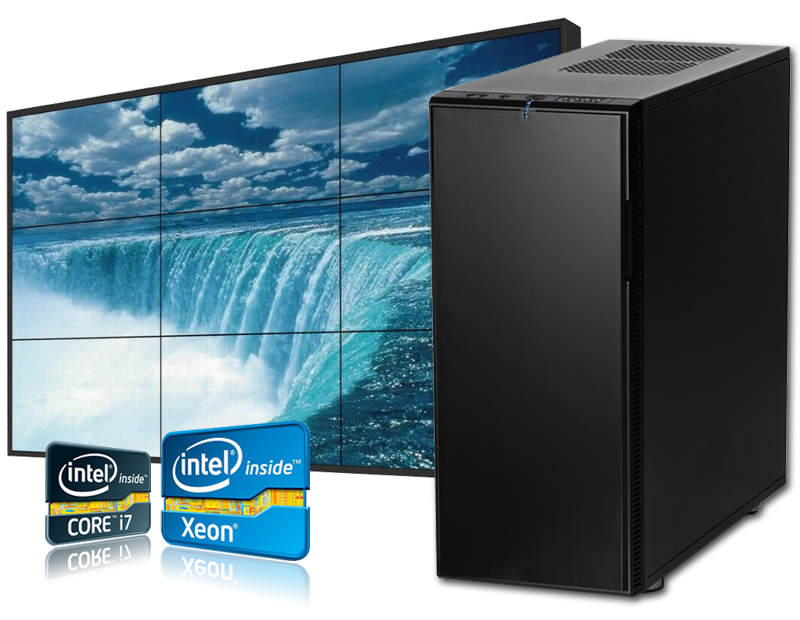 Jumbo 370 - PC fixe, PC industriel, ordinateur compatible Ubuntu, Debian, Fedora, Mint, Windows - Boîtier Fractal Define XL R2 Black Pearl - SANTINEA