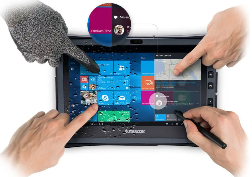 SANTINEA - Tablette Durabook U11I AV - tablette durcie militarisée incassable étanche MIL-STD 810H IP66 SANTINEA - Tablette Durabook U11I AV - tablette durcie militarisée incassable étanche MIL-STD 810H IP66