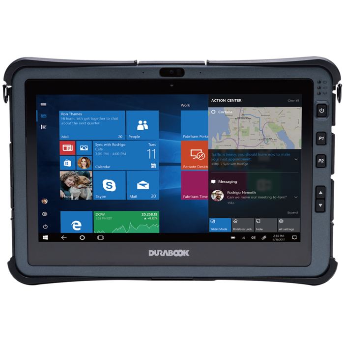 SANTINEA - Tablette Durabook U11I AV - tablette durcie militarisée incassable étanche MIL-STD 810H IP66 SANTINEA - Tablette Durabook U11I AV - tablette durcie militarisée incassable étanche MIL-STD 810H IP66
