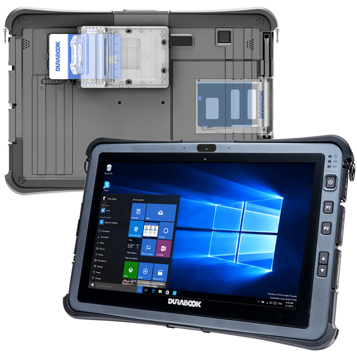 SANTINEA Tablette Durabook U11I ST Tablette tactile étanche eau et poussière IP66 - Incassable - MIL-STD 810H - Durabook U11I