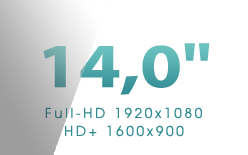 SANTINEA - CLEVO N241JU - Ecran de très haute qualité zéro pixel défectueux