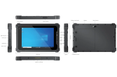 SANTINEA Serveur Rack Tablette incassable, antichoc, étanche, écran tactile, très grande autonomie, durcie, militarisée IP65  - KX-8J