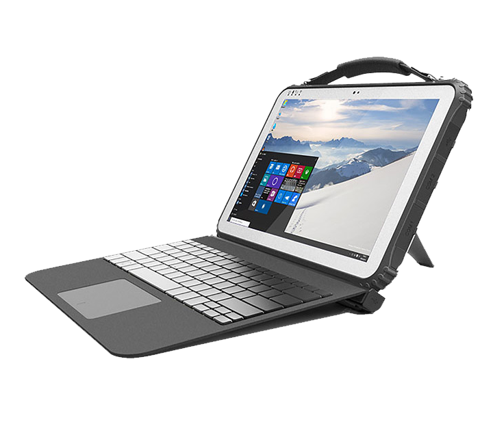 SANTINEA - Tablette KX-12H - tablette tactile durcie Full HD IP65 avec clavier amovible